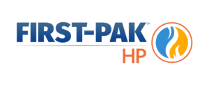 First Pak HP logo full color with TM Vector